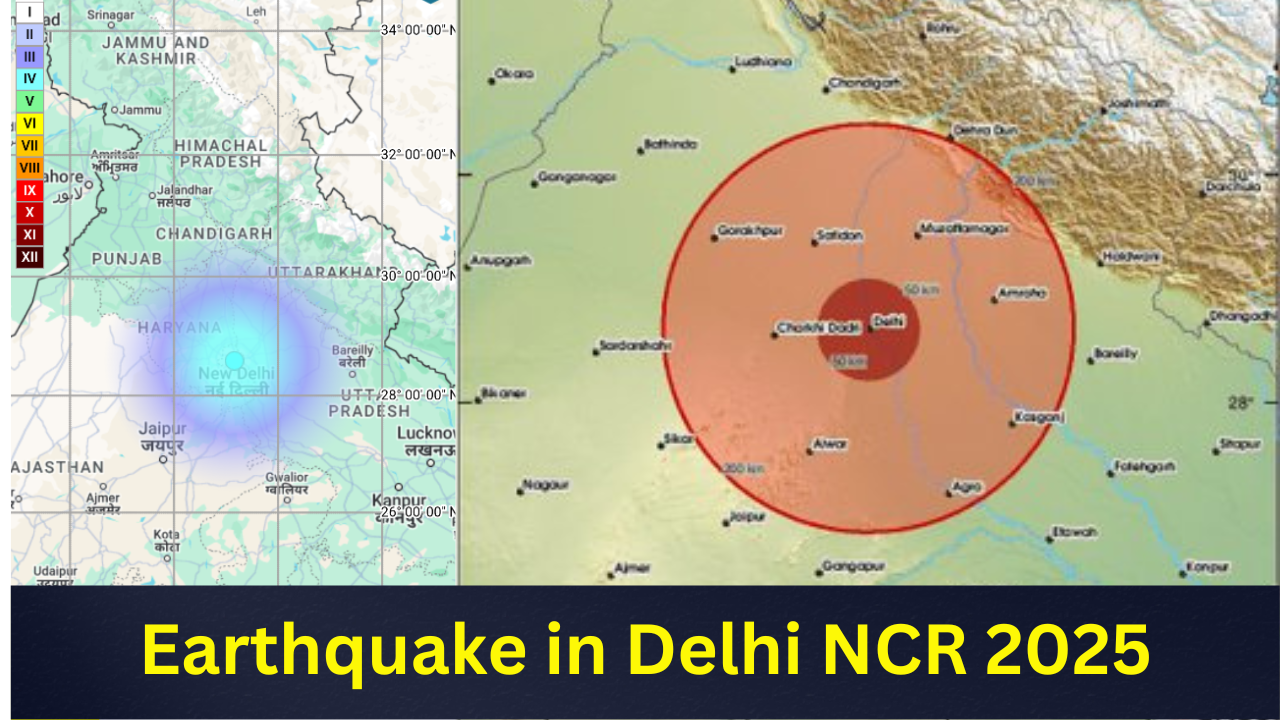 Earthquake in Delhi NCR 17 February, 2025